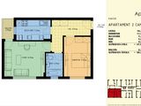 Apartament 2 camere 50 mp