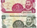 bancnote de 1-5-10-25 centavos de cordoba