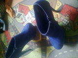 botine albastre