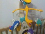 Carusel muzical multifunctional cu 2 moduri: muzica si sunete din natura, sunete