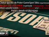 Clubul Sportiv de Poker GameSpot Sibiu organizeaza cursuri