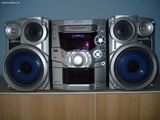 Combina SA-AK410 Panasonic 5CD Stereo/HI-Fi System+2x150w,MP3