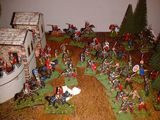 Diorama lupta figurine pictate soldati daci si romani 1:72 macheta