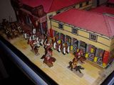 Diorama palat consul roman 1:100 cu 31 soldatei pictati, macheta Roma