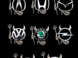 Emblema 3D Devil ( Skoda, Audi, BMW, Ford etc )