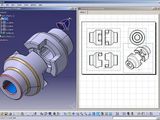Execut desene Autocad si modelare Catia