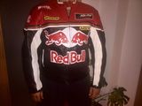 Geaca motor Red Bull din piele de vitel