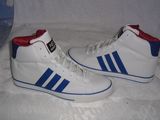 Ghete Adidas NEO  alb- albastru alb -N