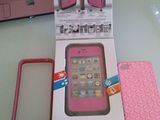 Husa Lifeproof ROZ + bumper si carcasa CADOU!!!