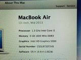 MacBook Air 13 inch ,Mid 2013