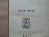 "Mademoiselle Vestris Histiore d'une orpheline " Ernest Daudet , 1884