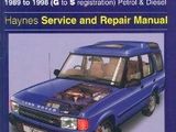 manual reparatie Land Rover Discovery 1 in limba engleza