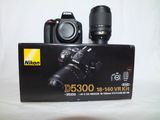 Nikon D5300 + Obiectiv Nikon 18-140 VR, nou in cutie