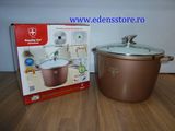 Oala ceramica cu capac de sticla
