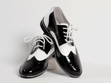Pantofi barbatesti PaPrezzo negru cu alb