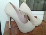 Pantofi culoare ivory