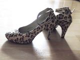 Pantofi imitatie leopard