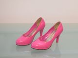 Pantofi roz de lac