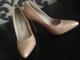 Pantofi stiletto bej (37 )