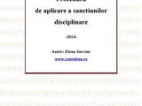 Procedura de aplicare a sanctiunilor disciplinare