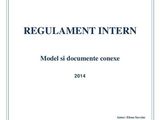 Regulament intern: model si documente conexe