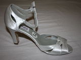 Sandale albe nunta reducere 50% dyeables
