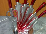 set cutite cu suport din inox