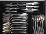 Set tacamuri placate cu argint 24 piese - Rusia