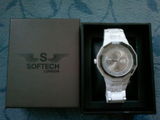 Softech london white watch