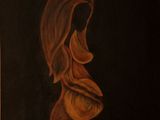 Tablou panza in acrilic original