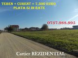 Teren in RATE + curent – 7.300 euro lotul – comuna Berceni