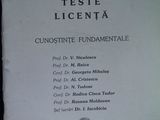 Teste licenta cunostinte fundamentale , UMF Timisoara , 1999