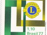 Timbru comemorativ - HAMAGEM AOS LIONS CLUBES DO BRASIL