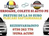 Transport persoane si colete, Romania - Germania