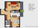 Vand apartament 2 camere, 58 mp utili super-finisat, Metrou Leonida