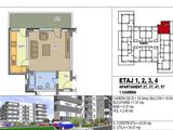 Vand Garsoniera, Finalizata, Bloc Nou - 34 mp