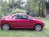 vand peugeot 206 cc cabrio