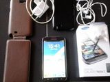 Vand Samsung Galaxy Note II N7100 Titanium Gray pachet complet+2 huse
