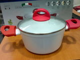 vas ceramic cu capac 20 cm