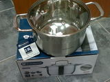 vas inox cu capac sticla