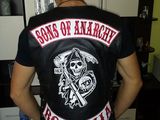 Vesta de piele Sons of Anarchy full patch