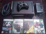 XBOX 360 ELITE 120GB IMPECABILA + 4 JOCURI SUPER OFERTA